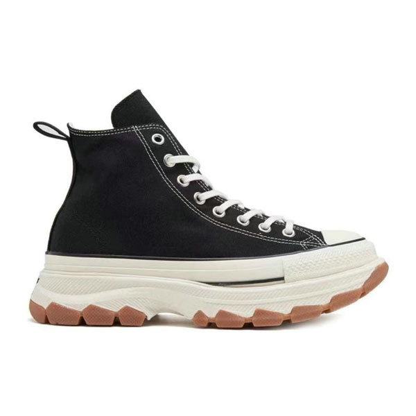 NB2 15 - Converse Chuck taylor All Star 100 Trekwave Hi 防滑厚底 高幫帆布鞋 男女同款 黑白