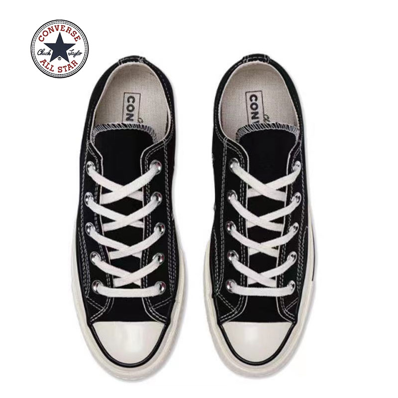 匡威 2.jpg3  2 - 超值人氣 Converse Chuck 1970黑色 經典復古 男女生 低筒 帆布鞋 162058C
